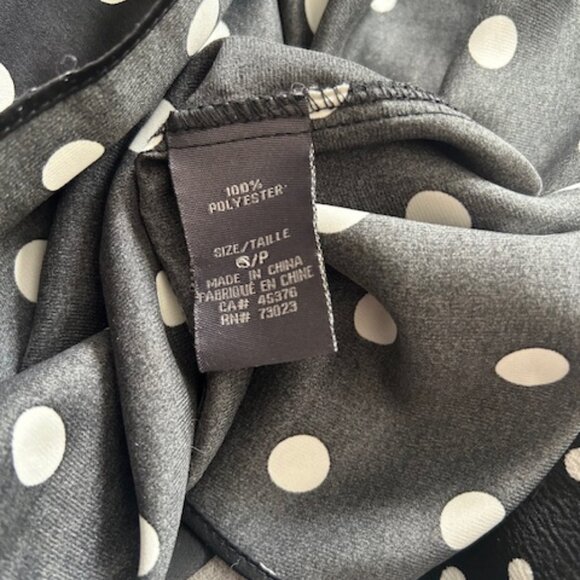 Polka dot top size mall sleeveless - Picture 3 of 3